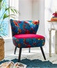 Fabulous Floral Velvet Chair