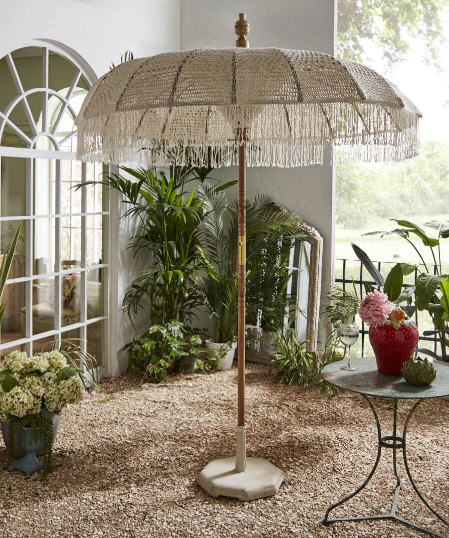 Magnificent Macrame Parasol