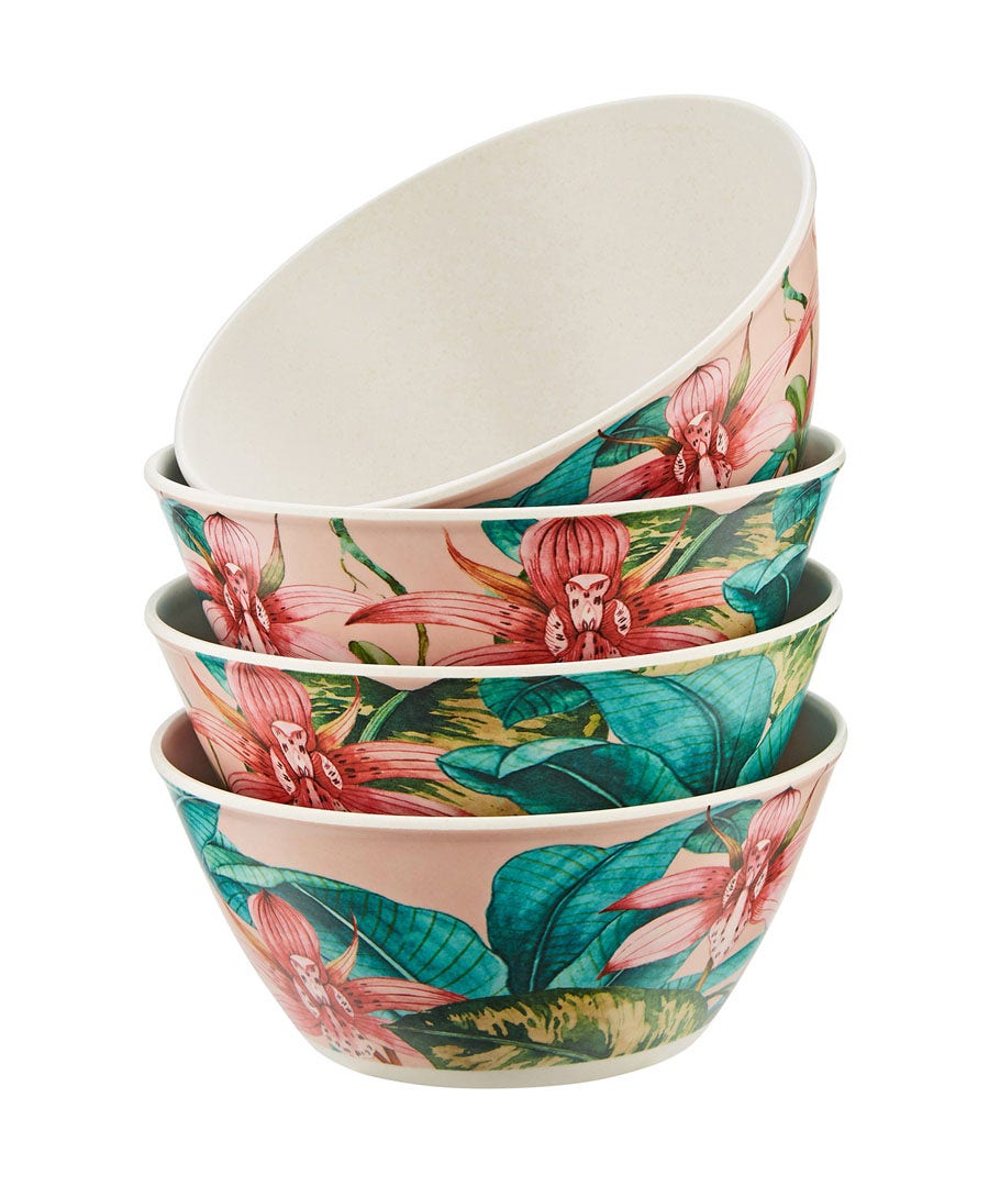 Perfect Picnic Set Of 4 Melamine Bowls