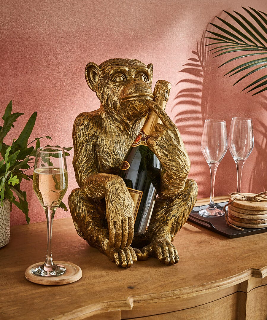 Curious Monkey Bottle Holder