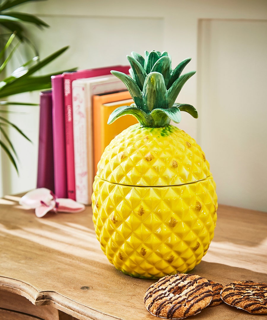 Sunny Pineapple Storage Pot