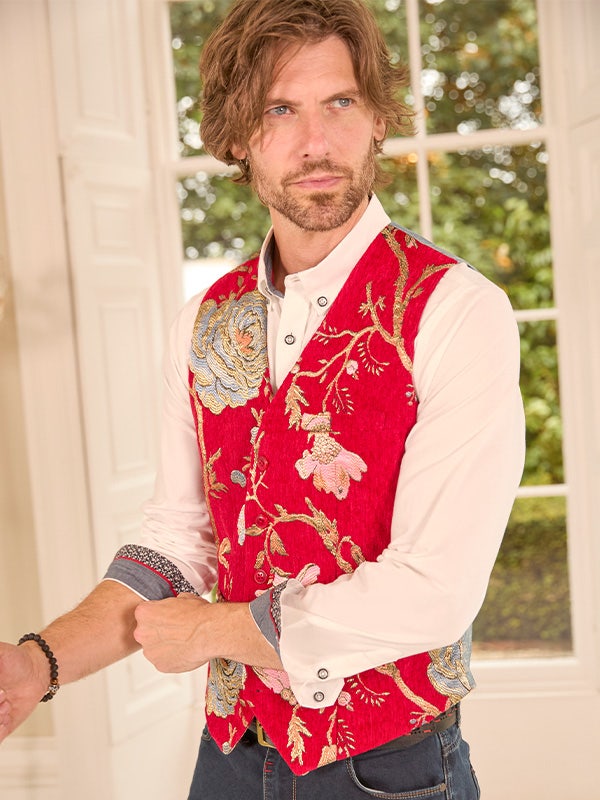 Man showcasing Joe Browns New Men's Collection