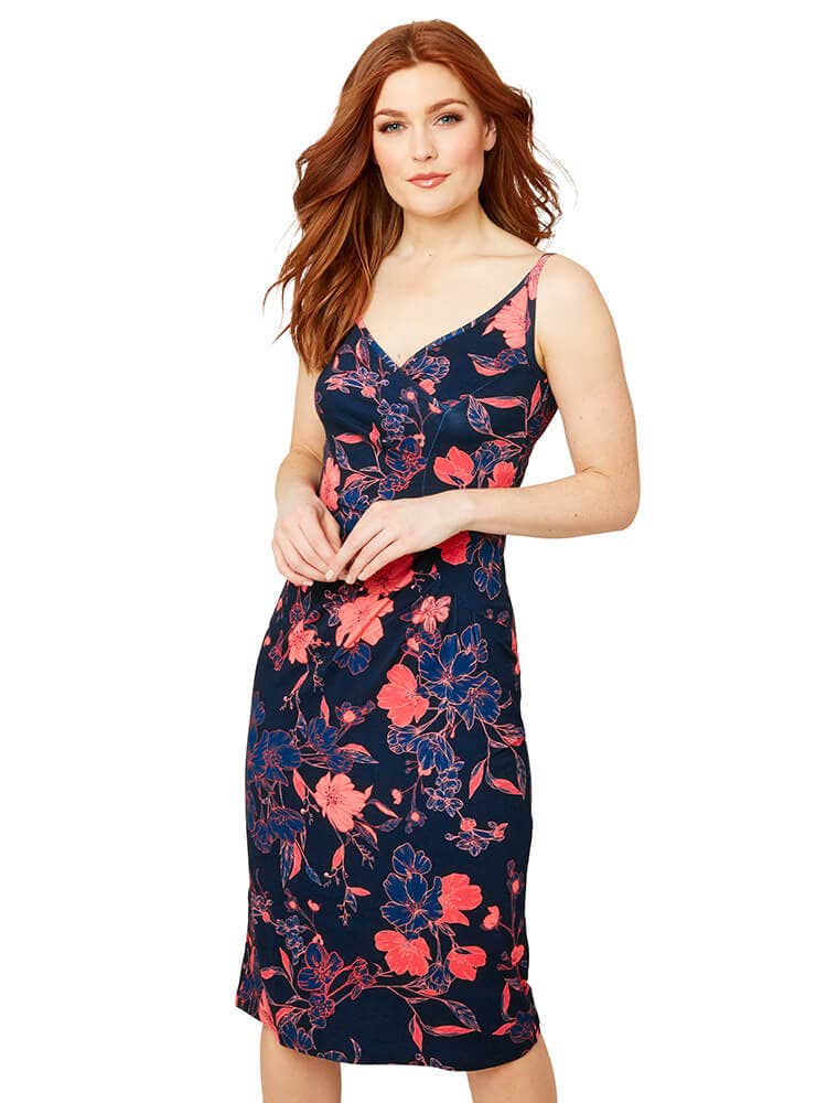 Joe Browns Moonlight Floral Dress - Model