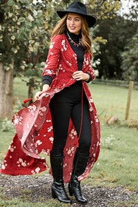 Joe Browns Beautiful Boho Dress with Jeans and Cami