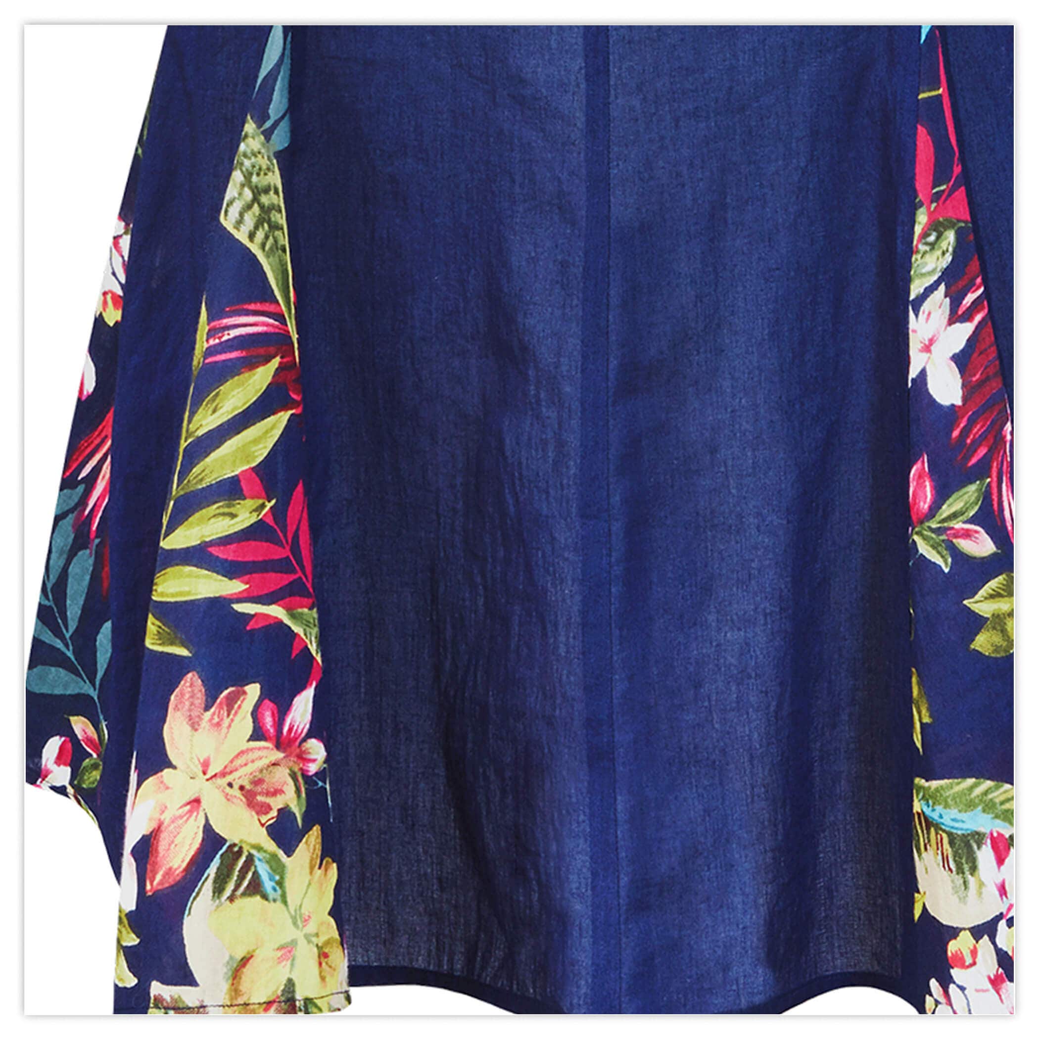EMBROIDERED GODET TUNIC