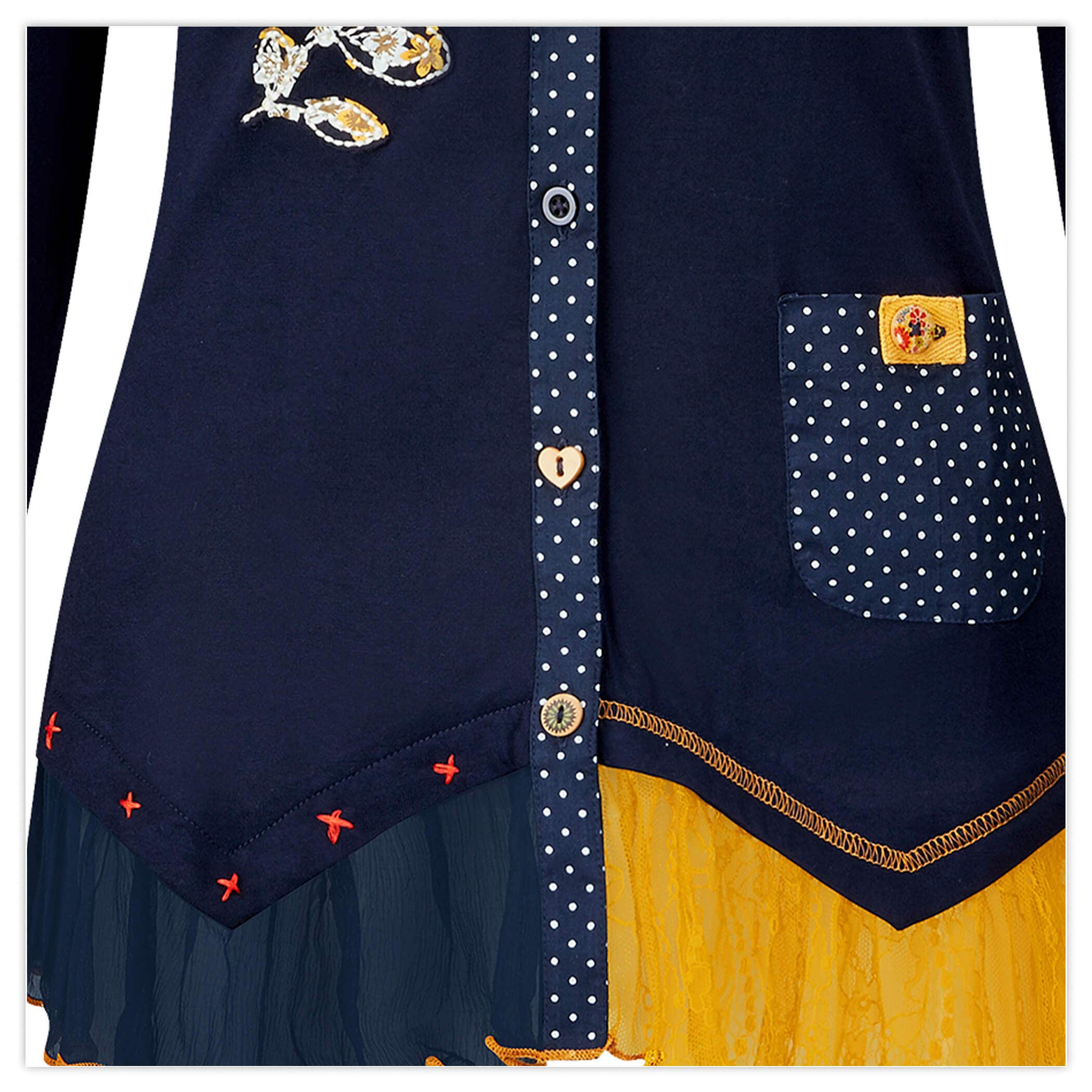 AMAZING APPLIQUE TOP