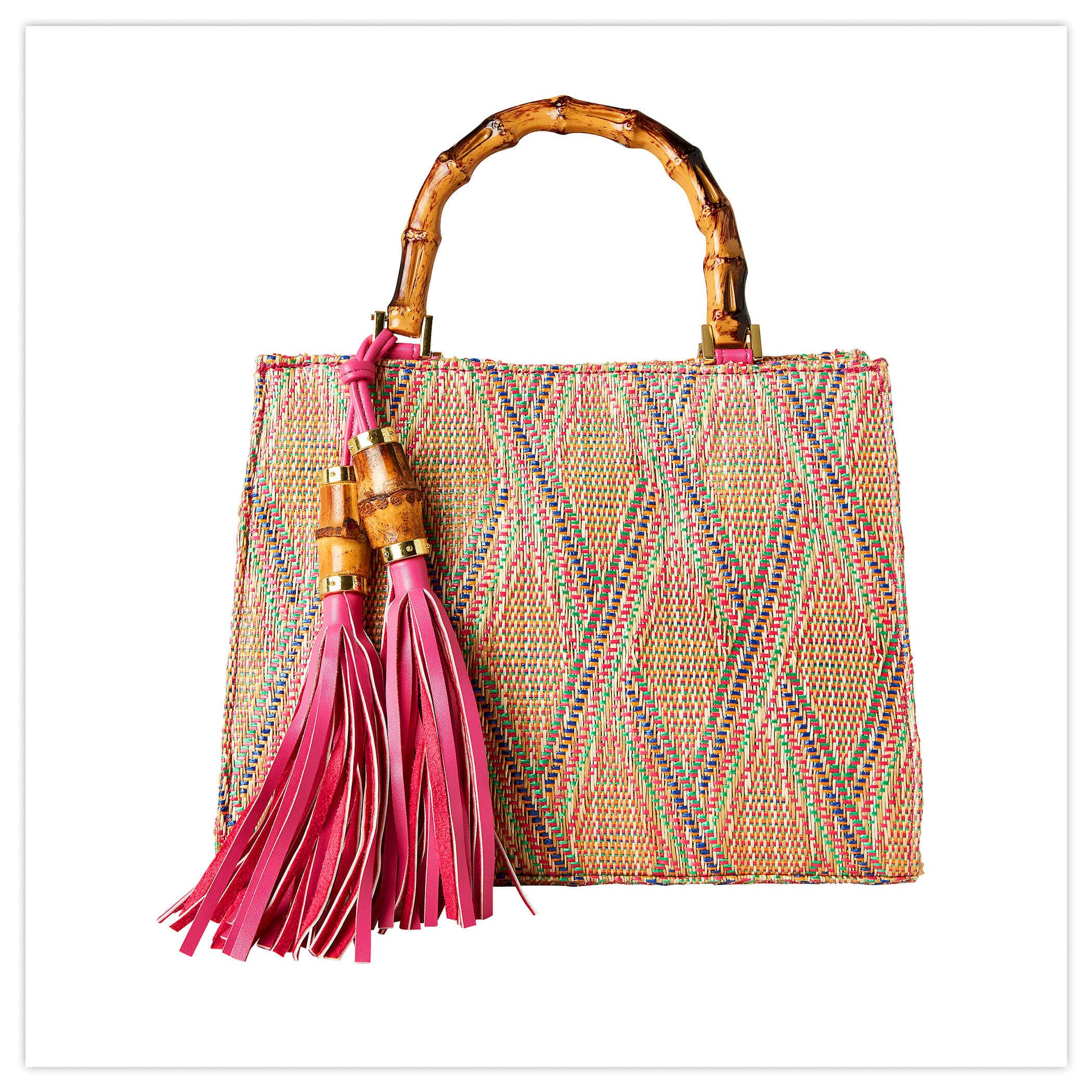 Beach Hut Tassel Bag