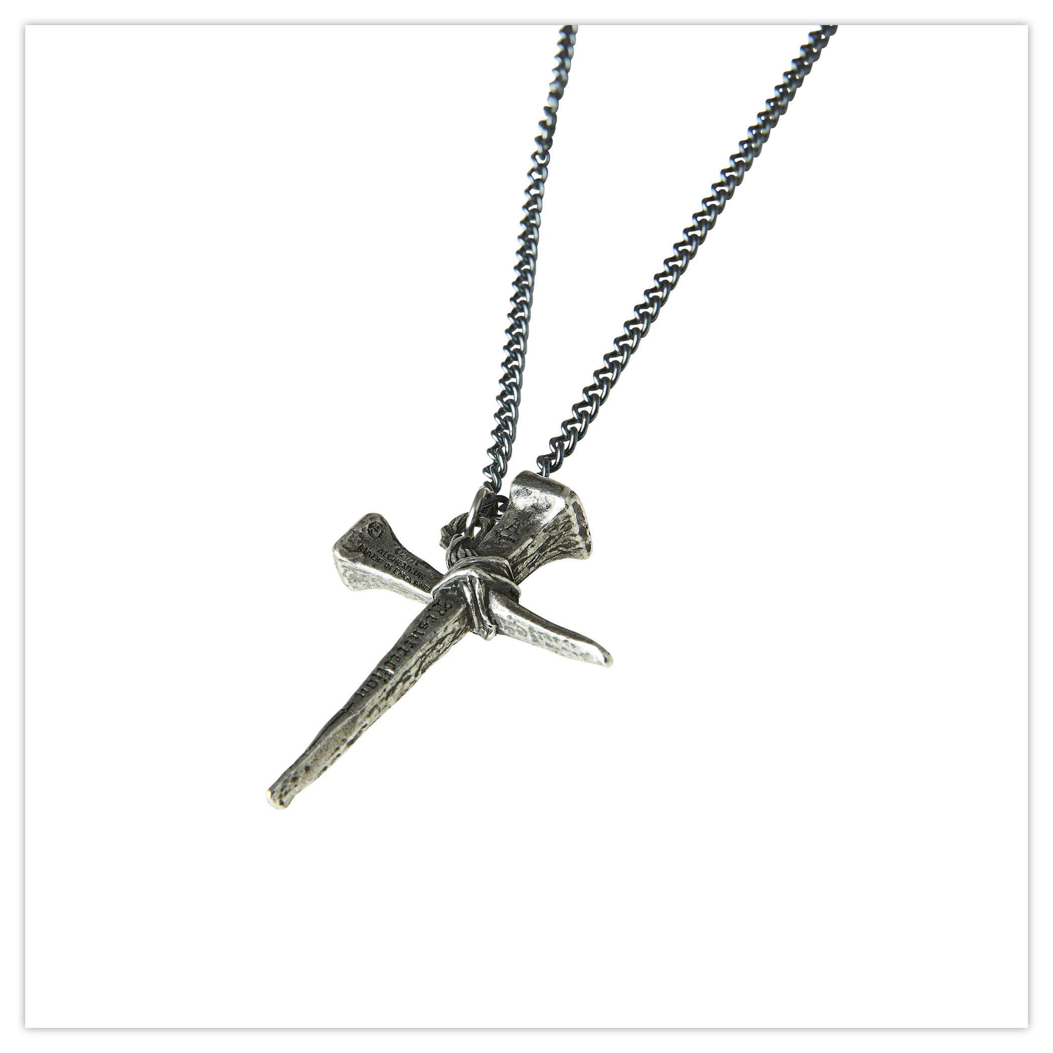 Joe Browns Pewter Cross Chain