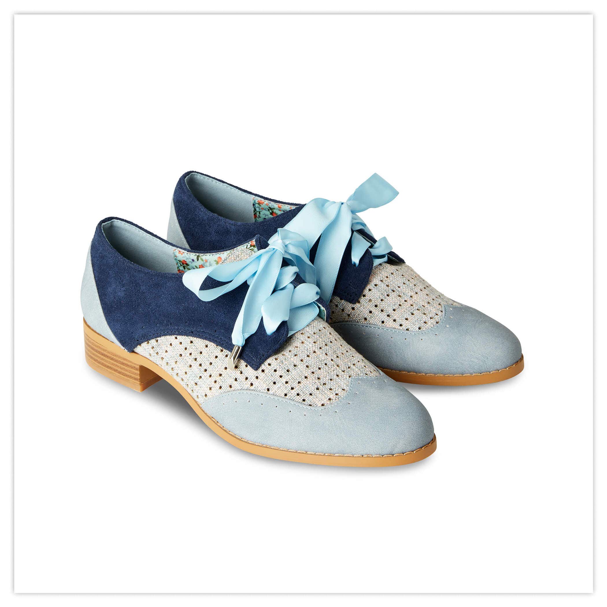 Blue Street Lace Up Shoes