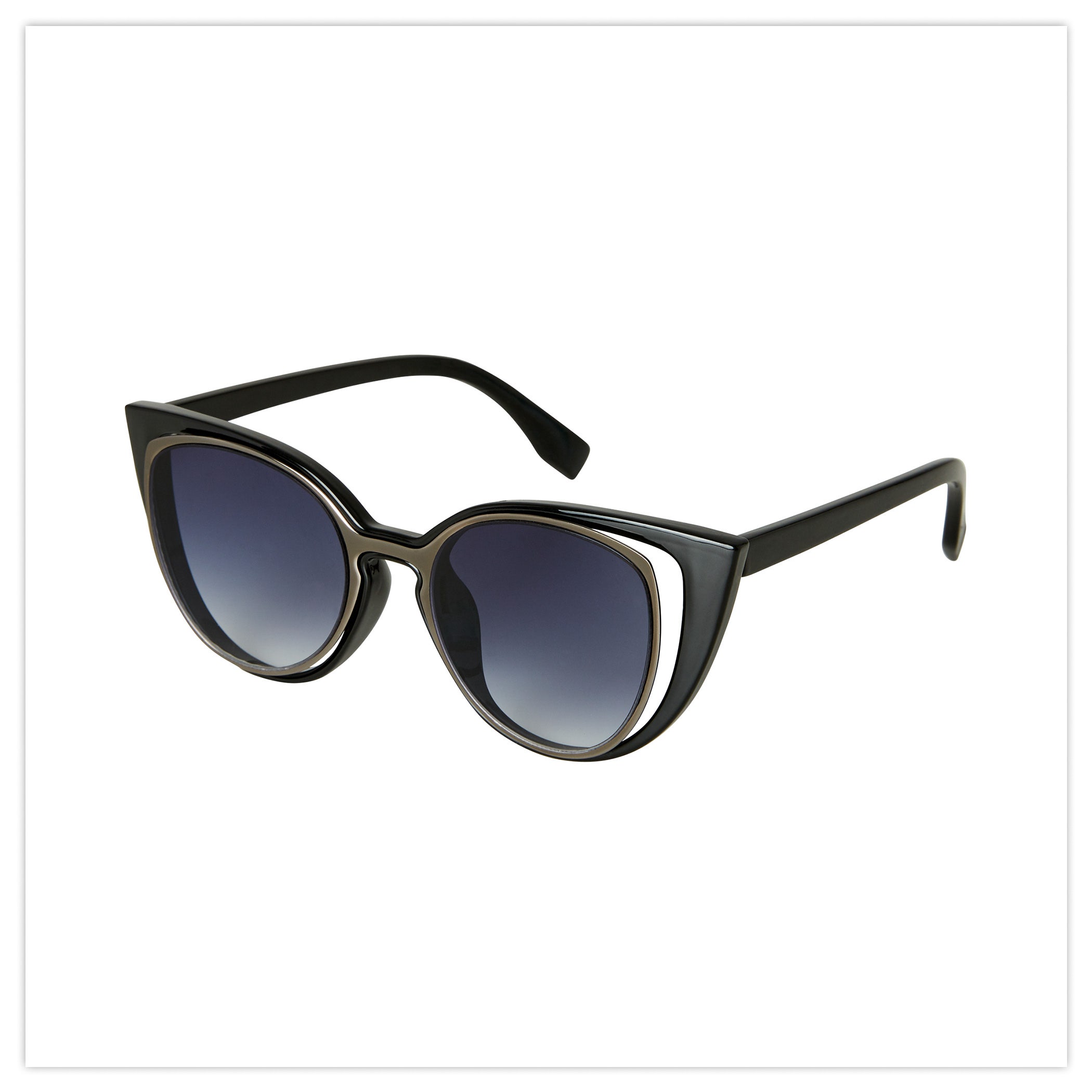 Split Lens Vintage Sunglasses