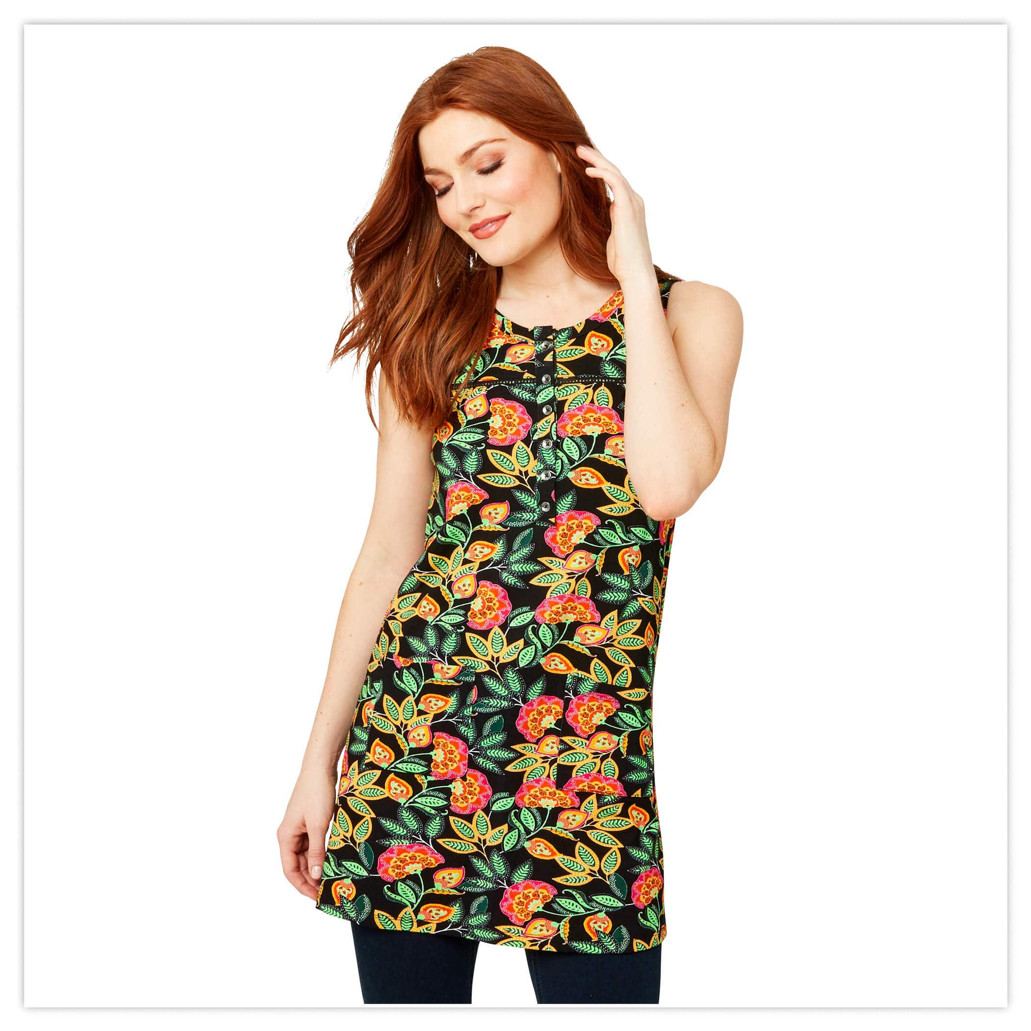 Joe Browns Oriental Floral Tunic