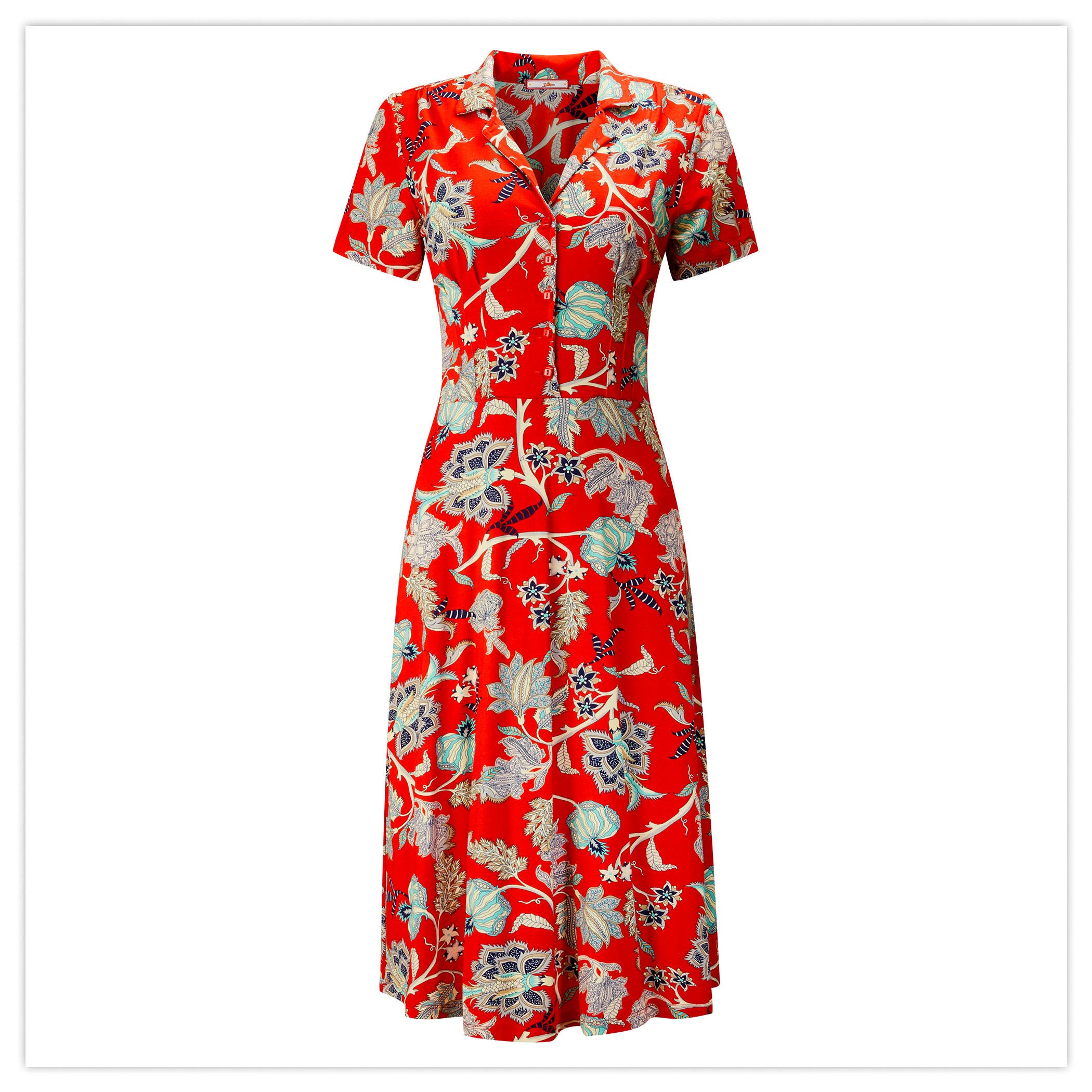 JERSEY SHIRT DRESS