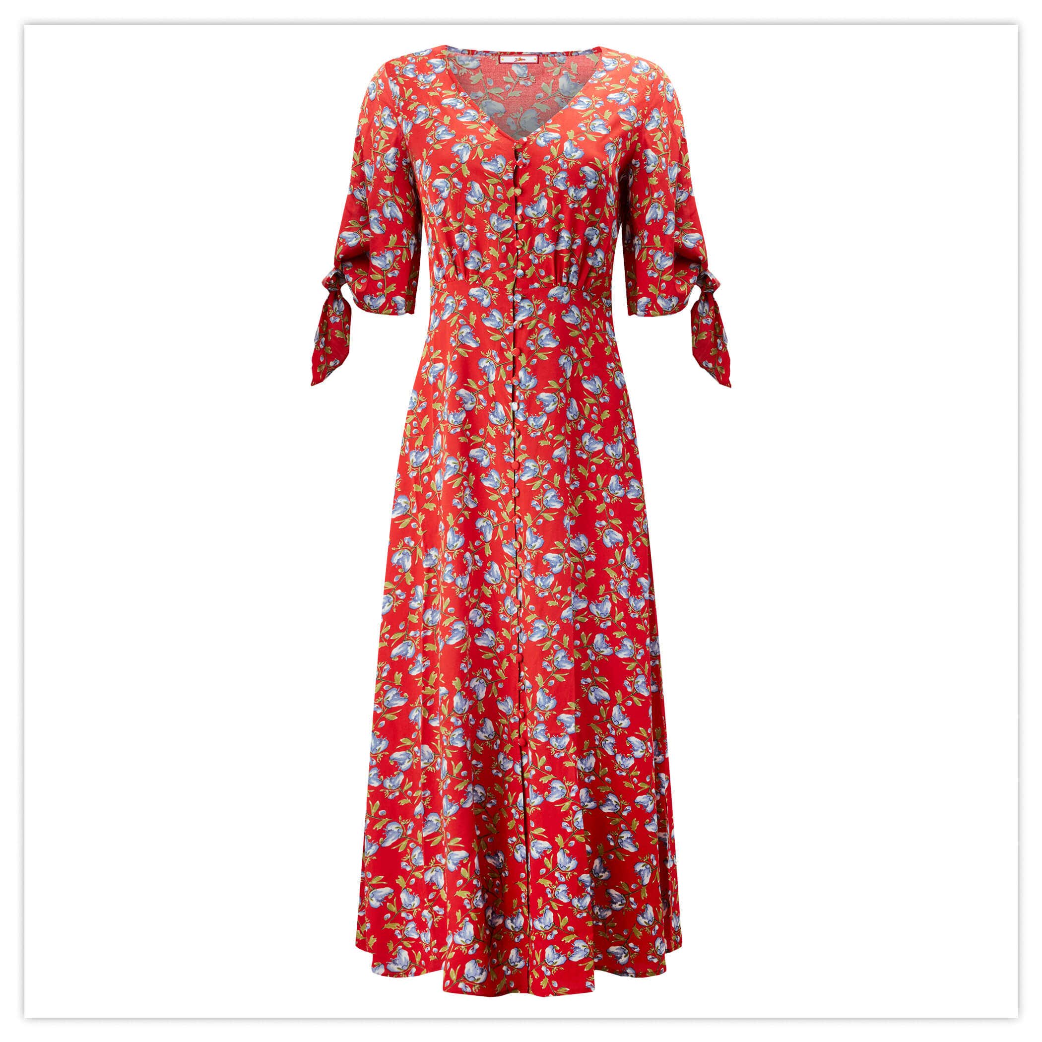 BUTTON THROUGH VINTAGE DRESS