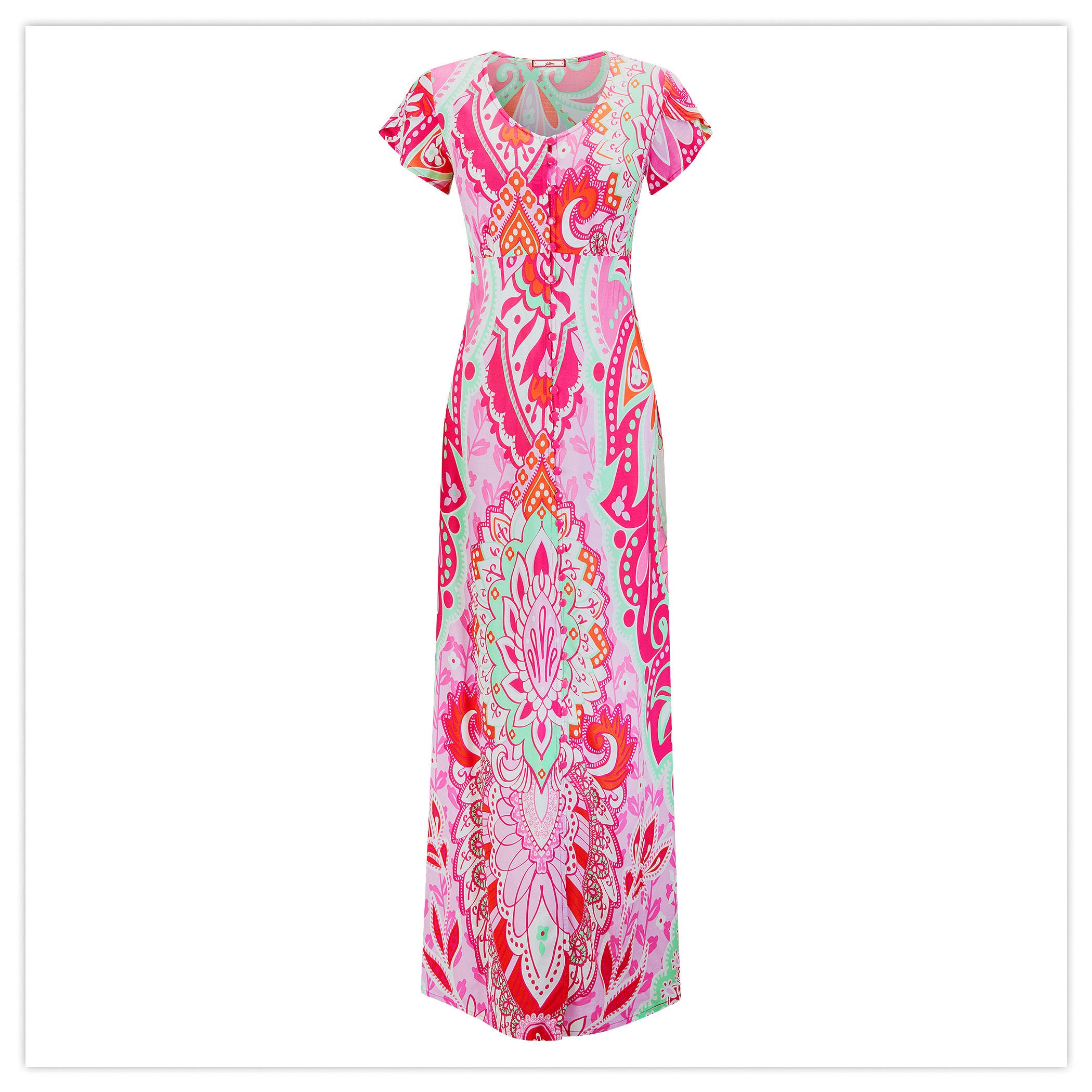 Vivacious Print Dress