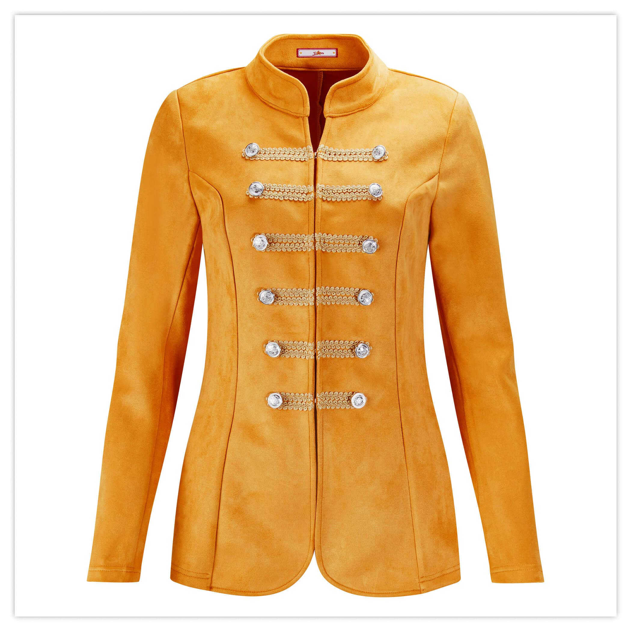 Suedette Military Jacket
