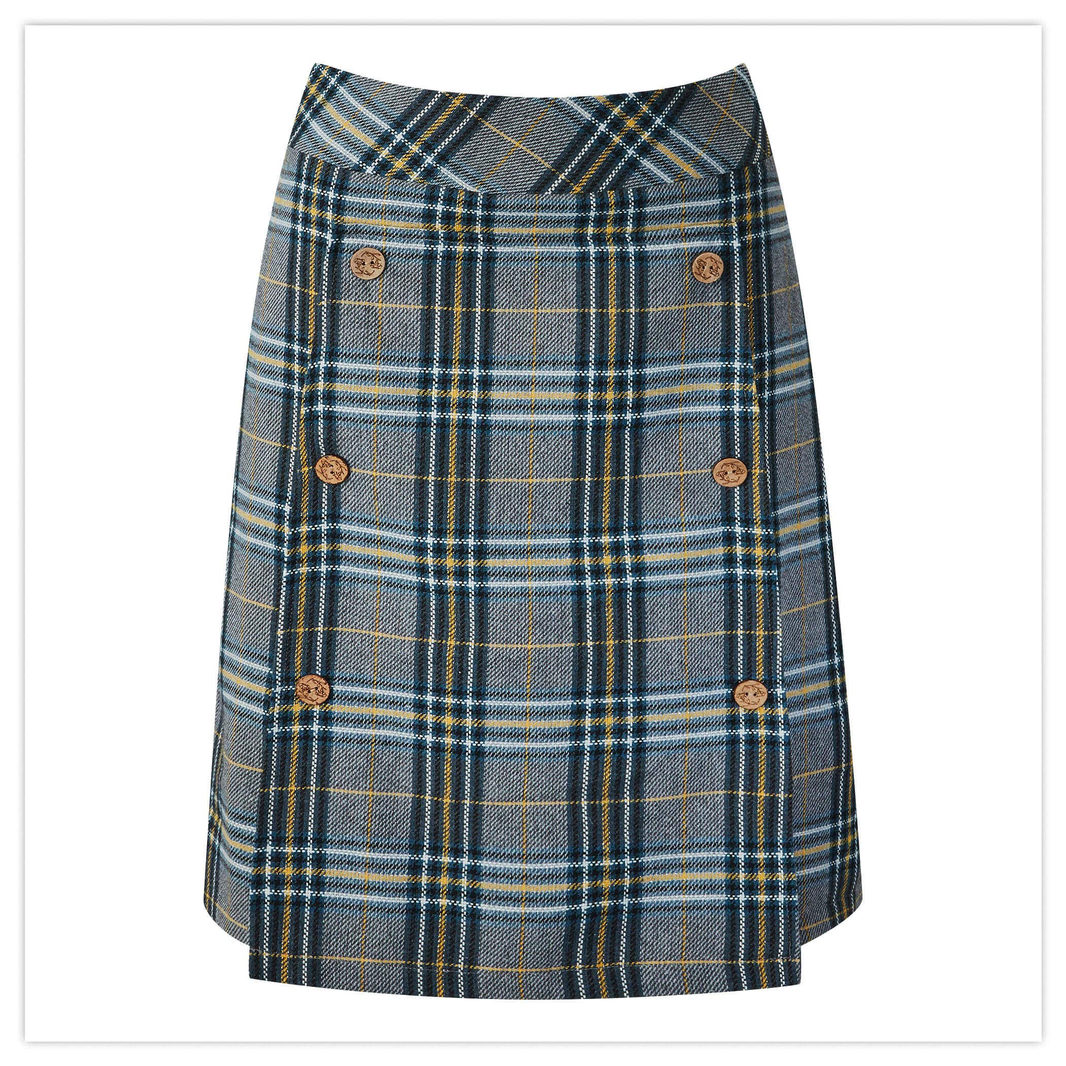 Quirky Check Skirt