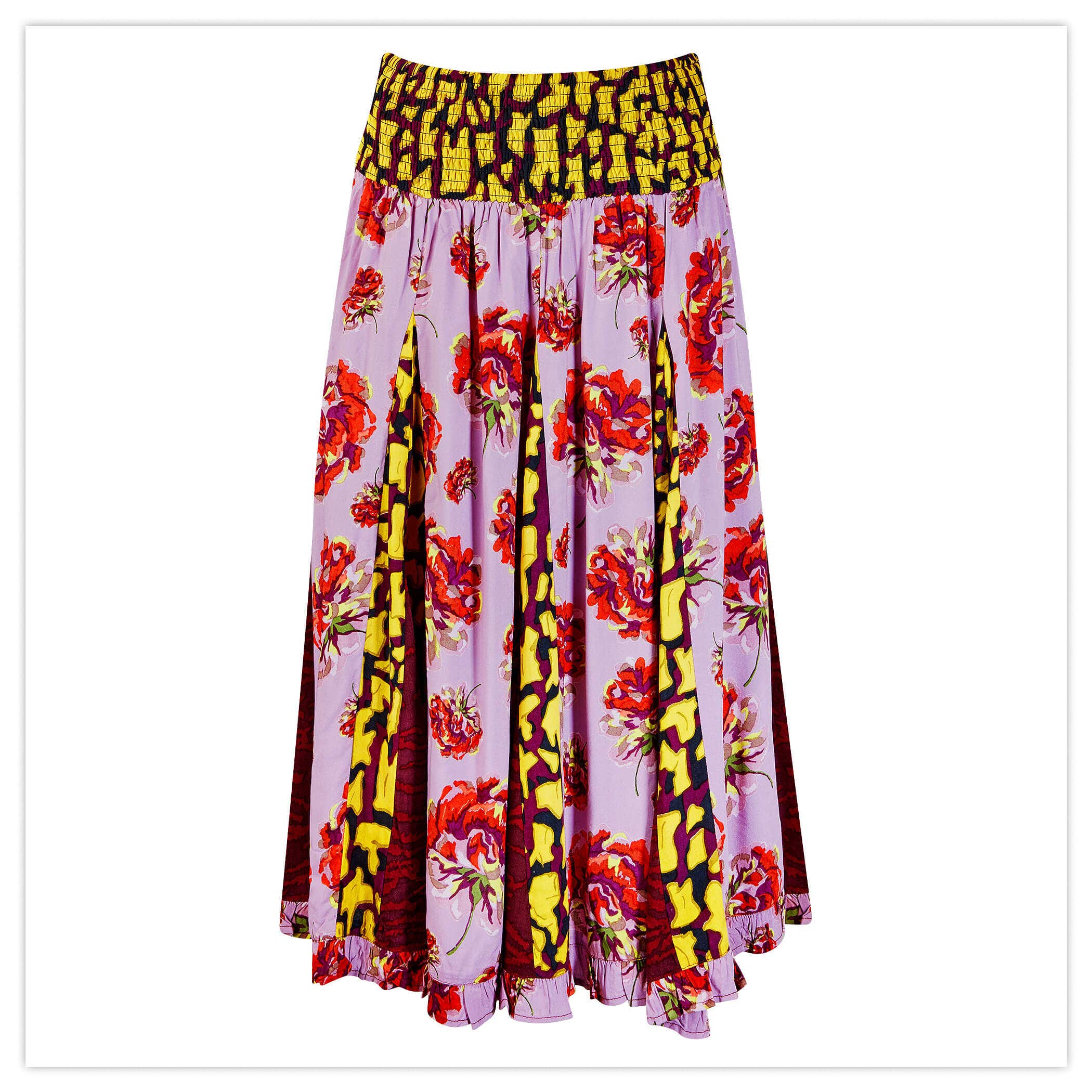 GLAMOUR GODET SKIRT