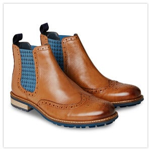 Joe Browns Austin Leather Chelsea Boots in Tan