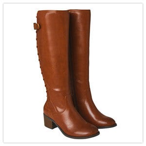Joe Browns The Latest Lace Back Boots in Tan