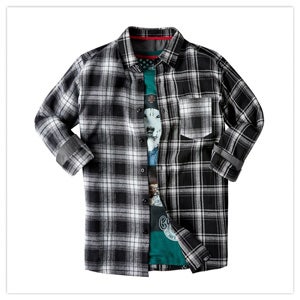 Monochrome Check Shirt