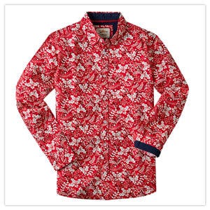 Joe Browns Holly Leaf Christmas Shirt