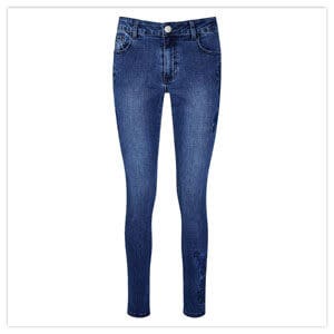 Embroidered Jeans