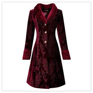Joe Browns Jacquard Velvet Coat
