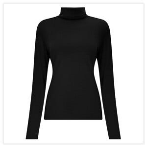 Joe Browns Black Jersey Roll Neck Top
