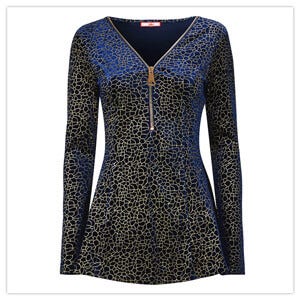 Joe Browns Women's Velvet Zip-Up Top