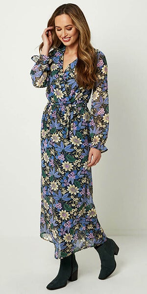 Joe Browns Night Meadow Dress on Model