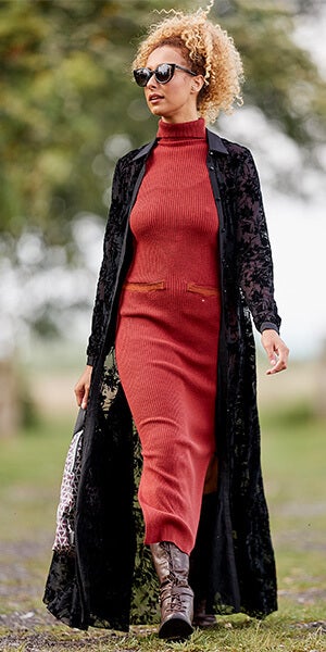 Tiered Shirt Dress