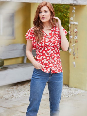 Happy Floral Blouse