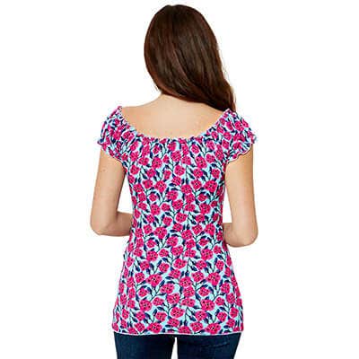 Joe Browns Printed Gypsy Top - Back