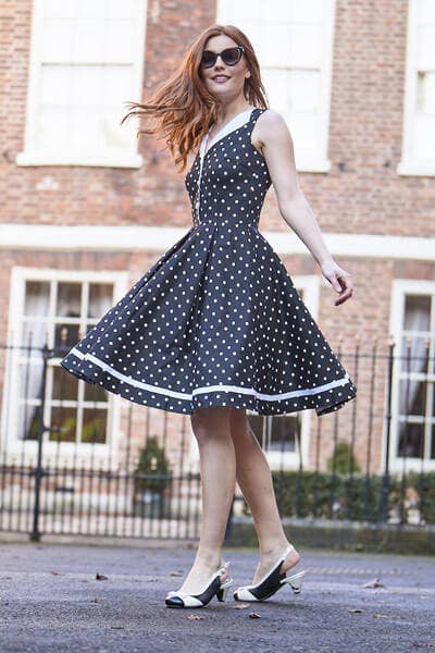 Spot The Curls Dress