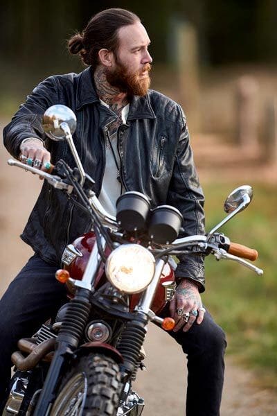 Joe Browns Burner Black Leather Jacket
