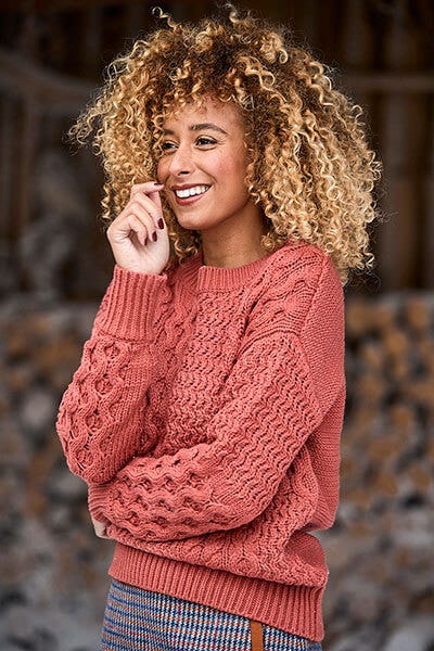 Joe Browns Crew Neck Cable Jumper