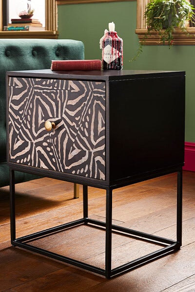 Zebra Side Table