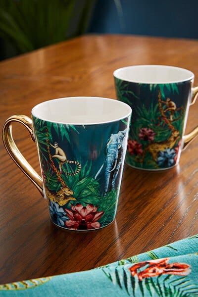 Luxurious Set Of 2 Mugs