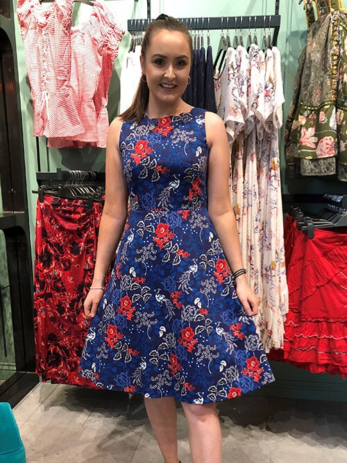 Vintage Peacock Dress