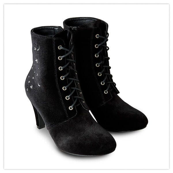 ANOTHER GALAXY VELVET BOOTS