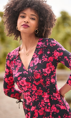 Styled Jersey Dress