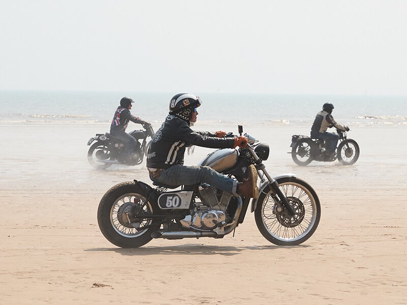 Kev Racing Down The Beach At Race The Waves 2024