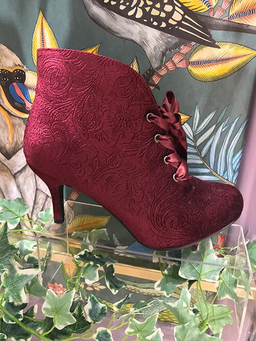 Roxie's Ballroom Velvet Boots 