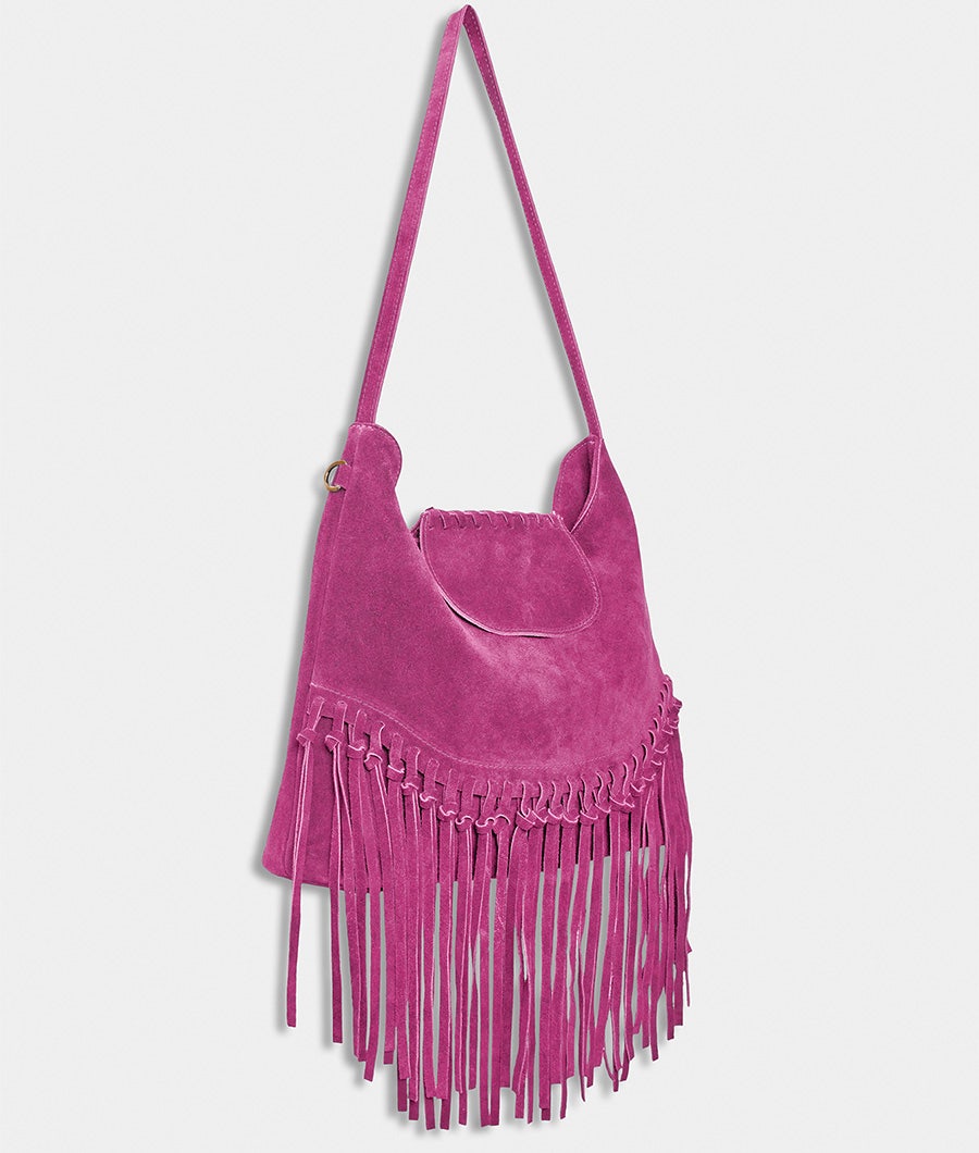 Suede Tassel Boho Bag
