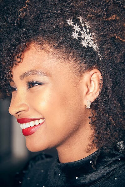 Light Up Shimmering Hair Clip