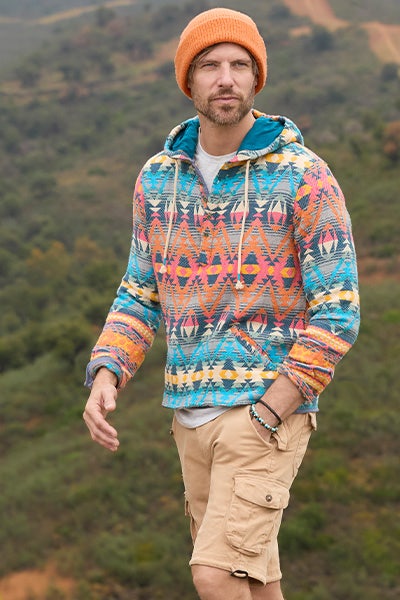 Fun and Free Woven Hoodie