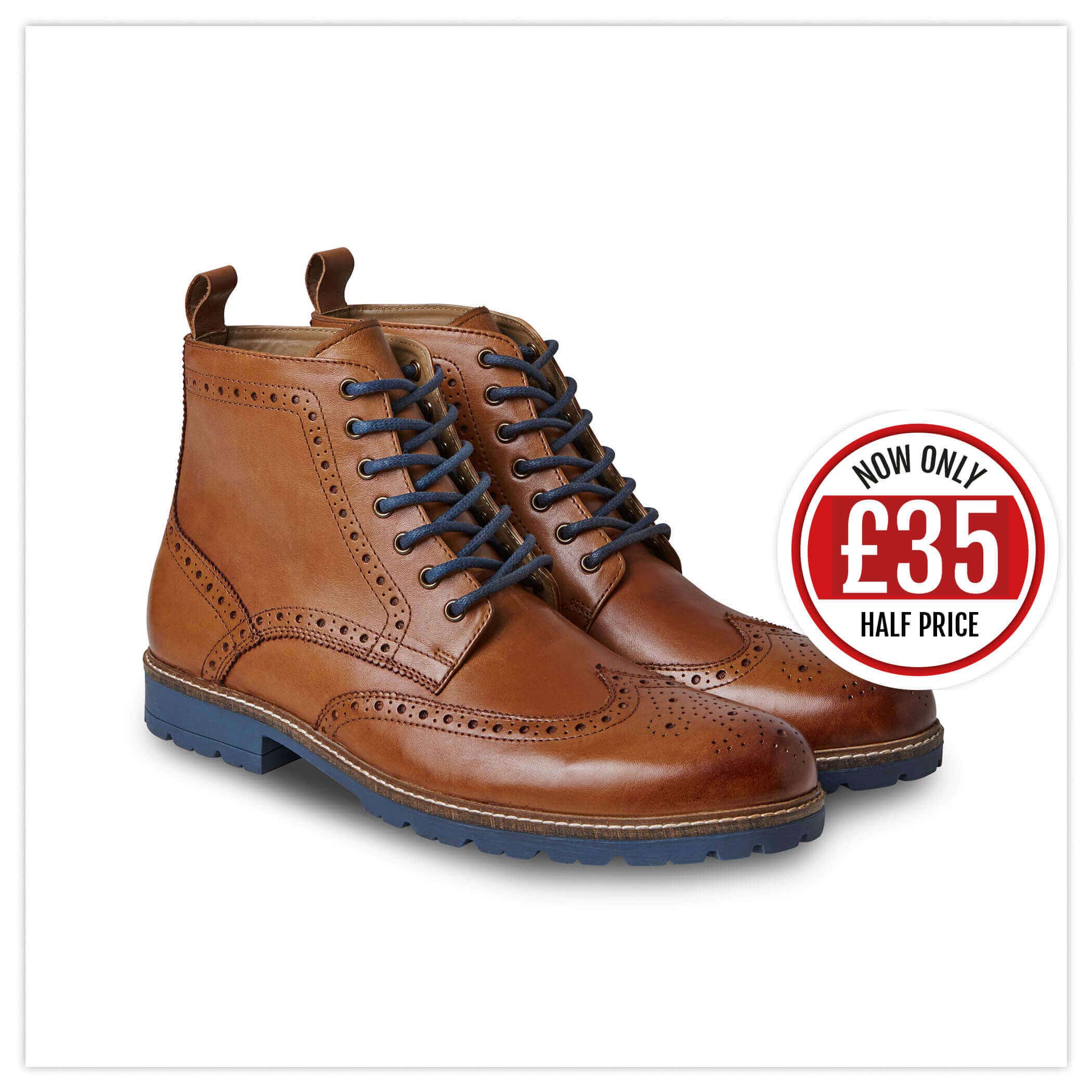 Harrison Tan Brogue