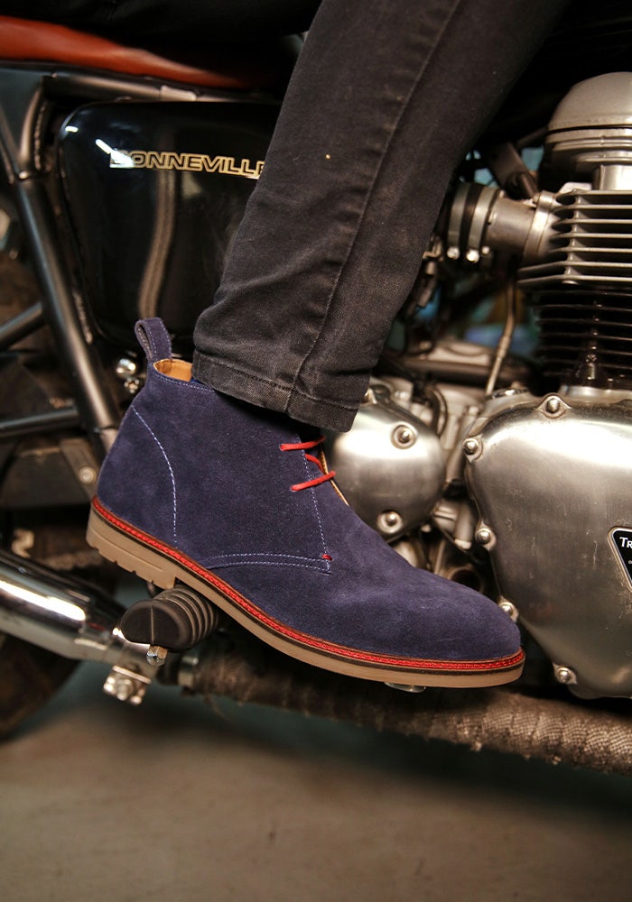 Cool and Casual Suede Desert Boots