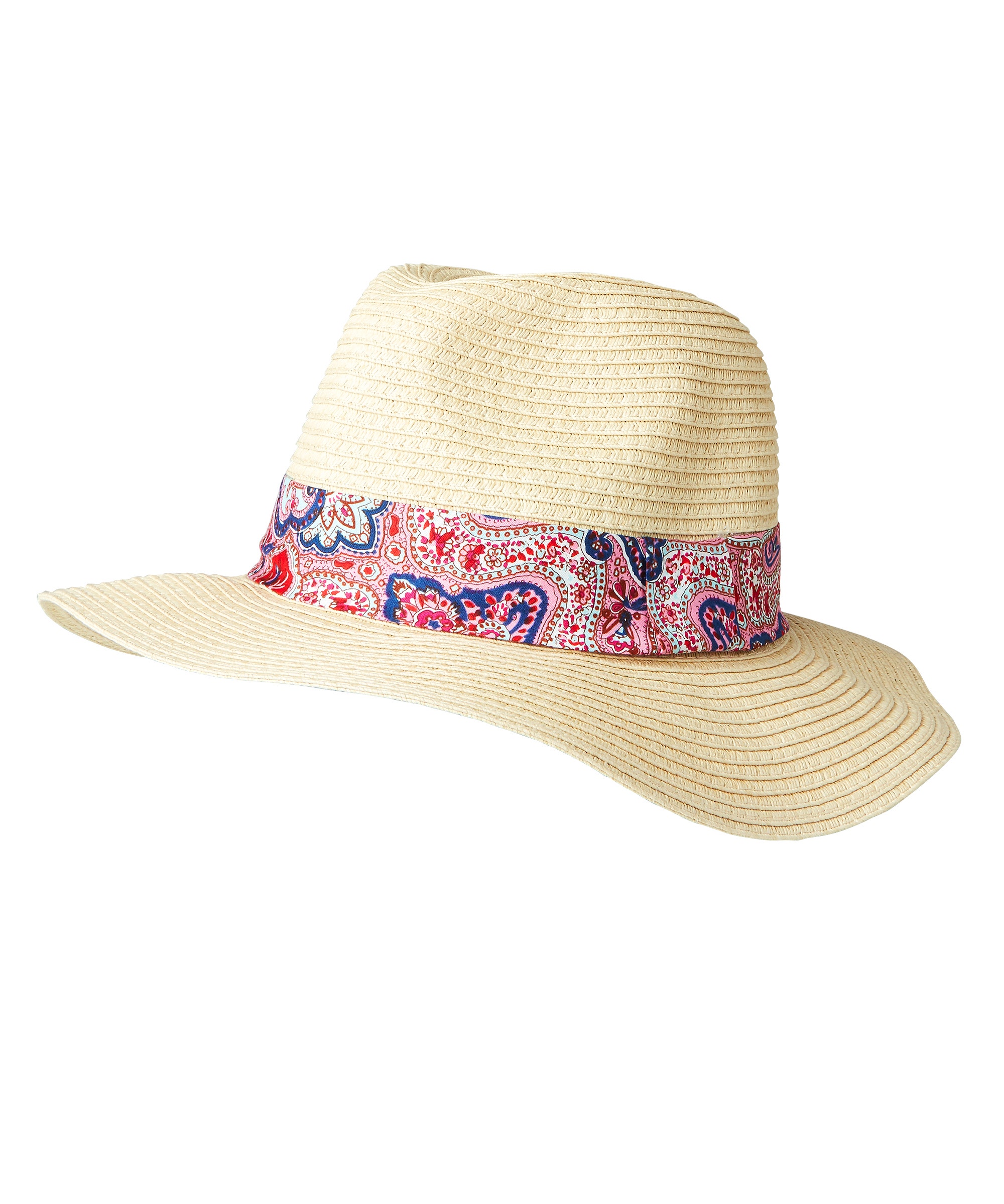 Pretty Paisley Trim Fedora