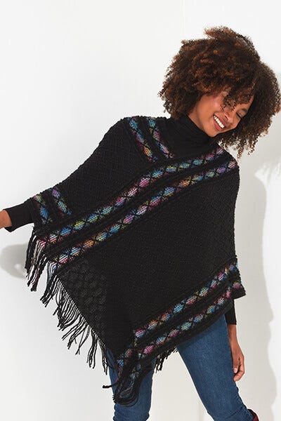 shadow side funky poncho